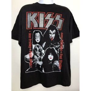 KISS Vintage Rare Dead Stock XL 96-97 Concert Tour T Shirt Double Sided